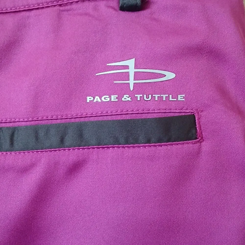 Page & Tuttle Purple Golf Skirt With Built In Shorts